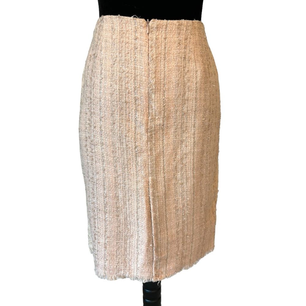 Renato Nucci Pink Tweed Pencil Skirt - Picture 5 of 8